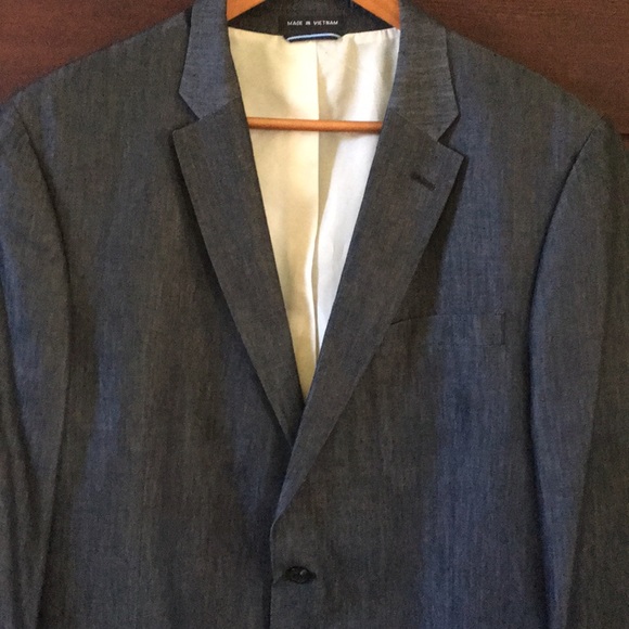🦊 Tommy Hilfiger NWOT blue blazer. Silky soft - Picture 2 of 3